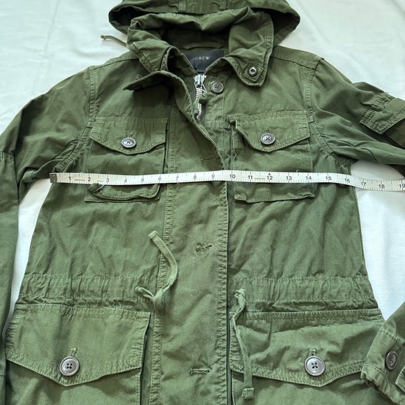 J Crew XXS Green Field Mechanic Military Utility Jacket ~ Outdoor Casual - Picture 6 of 9